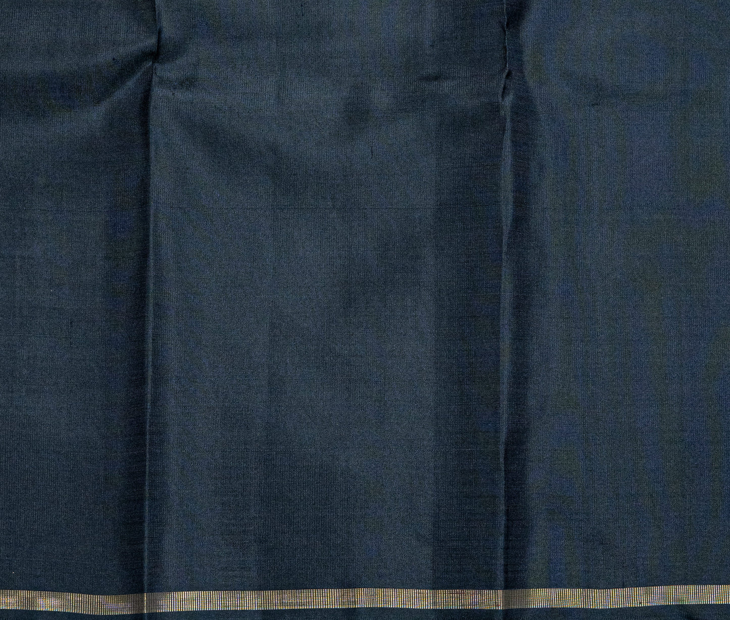 Radiant yellow Handwoven Kanchipuram 3-gram gold zari silk saree with Black pallu