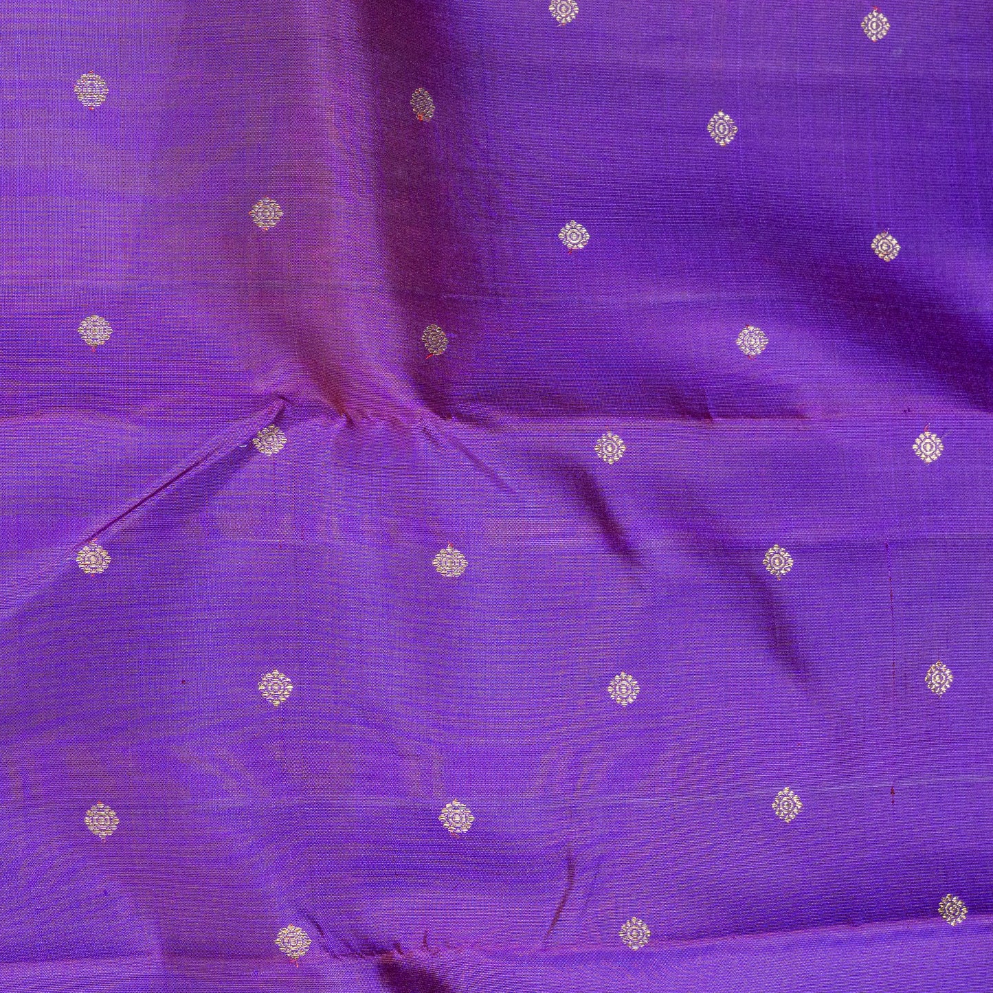 Regal Royal Purple Silk Saree with Rani Pink & Gold Zari Pallu