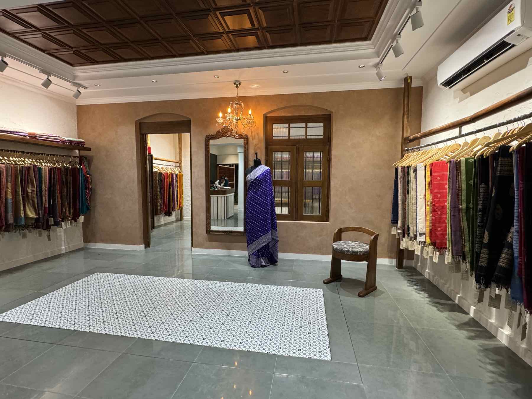 Inside the store