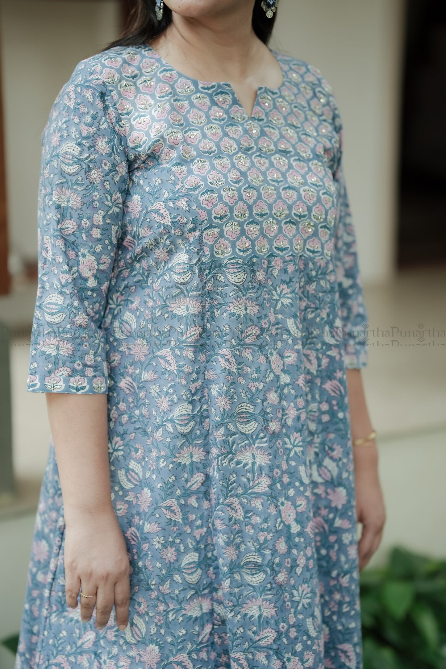 Sangneeri Hand Work Kurti, view 5
