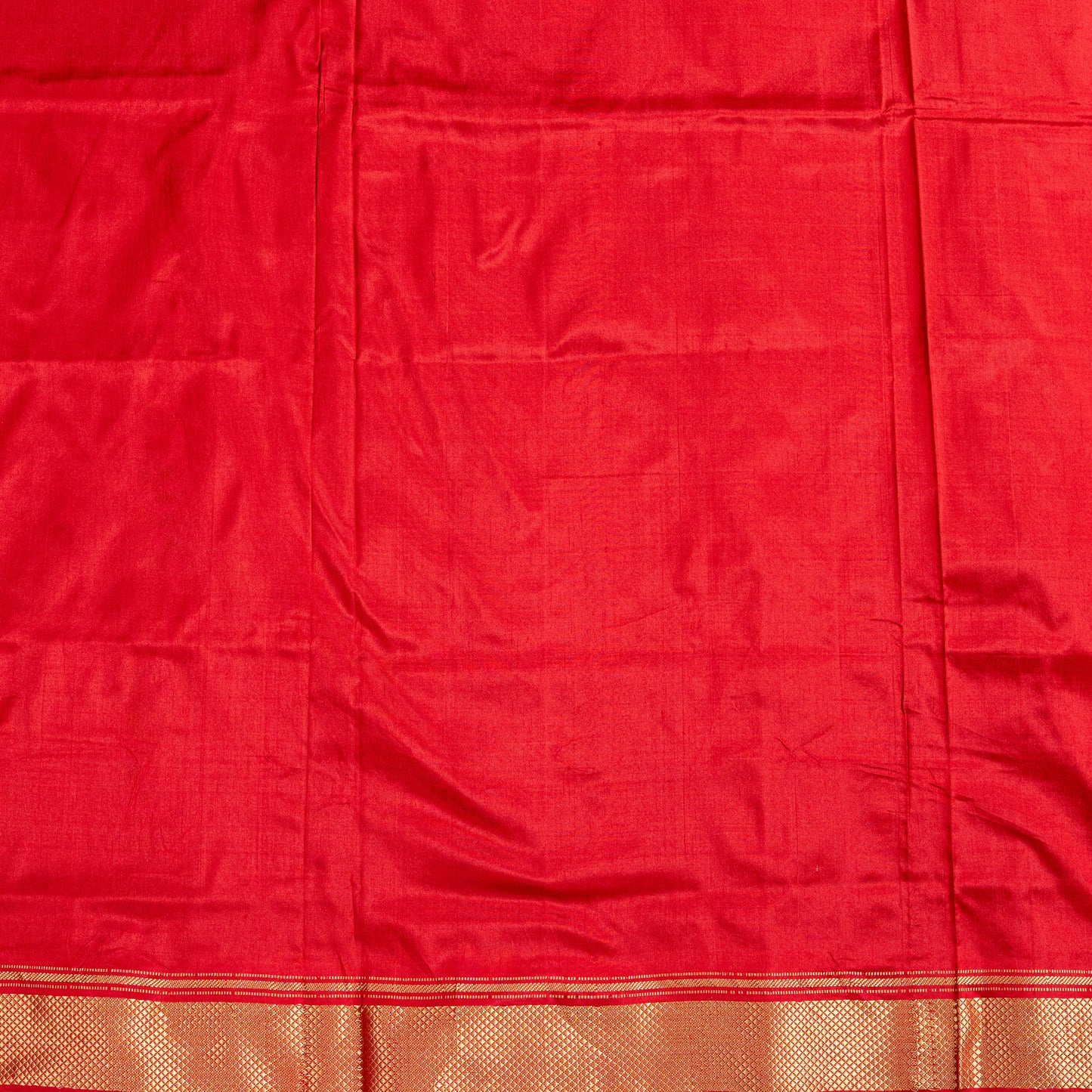 Handwoven Pochampally vibrant Blue Red Ikat Silk Saree