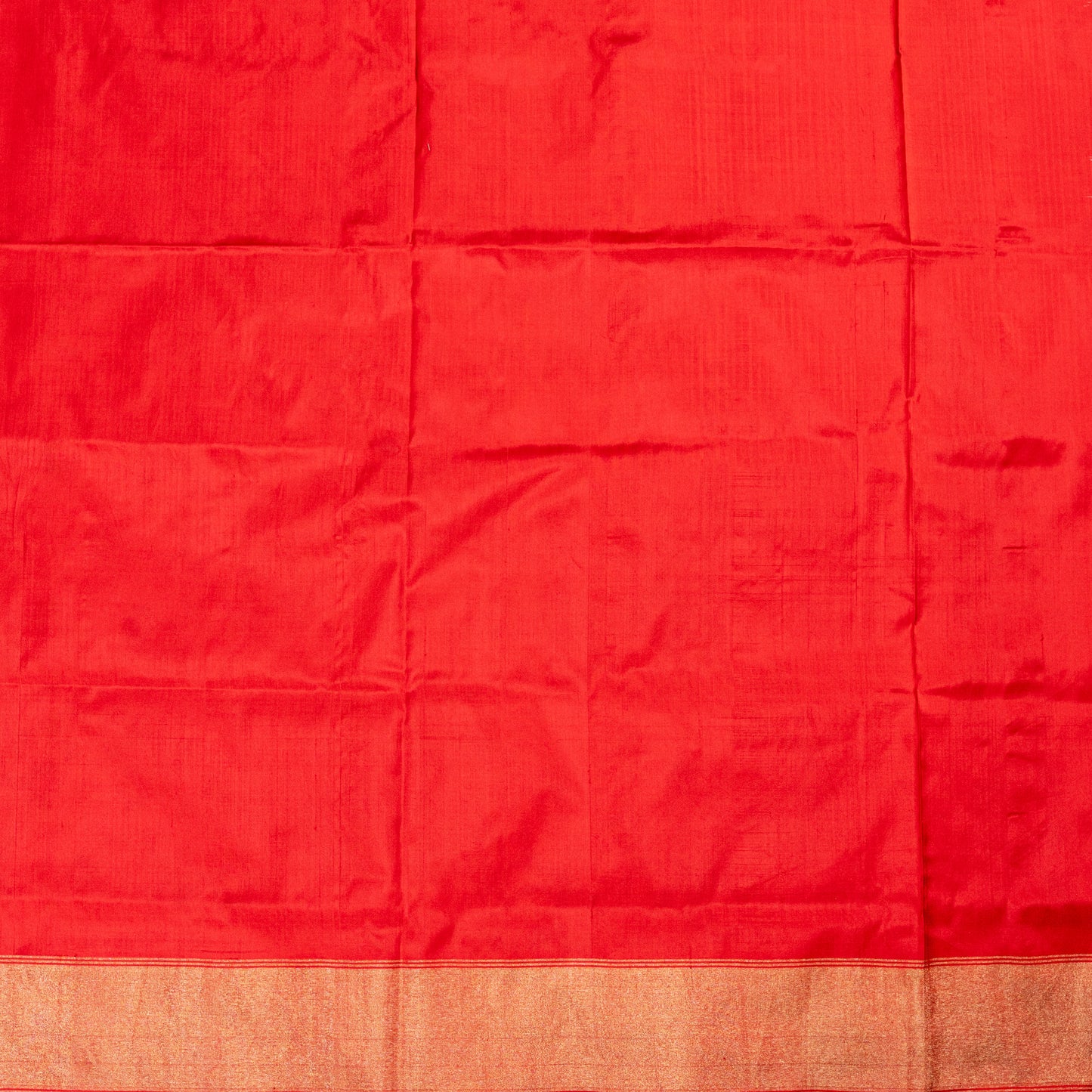 Elegant White & Red Silk Saree with Geometric Ikat and Zari