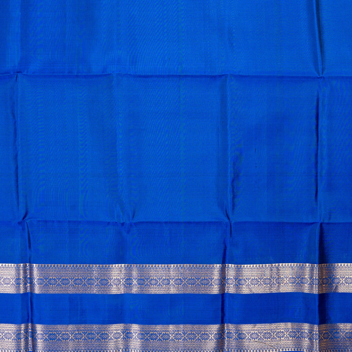 Stunning Royal Blue Pure Soft Silk Saree with Rich Silver Zari Pallu