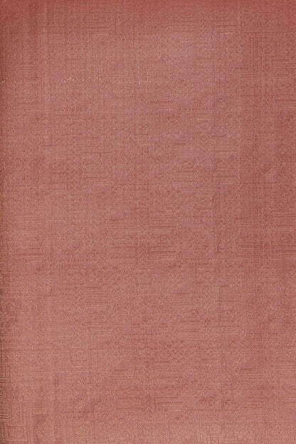 Aqua Blue And Onion Pink Pure Silk Saree With Small Zari Border, fabric detail
