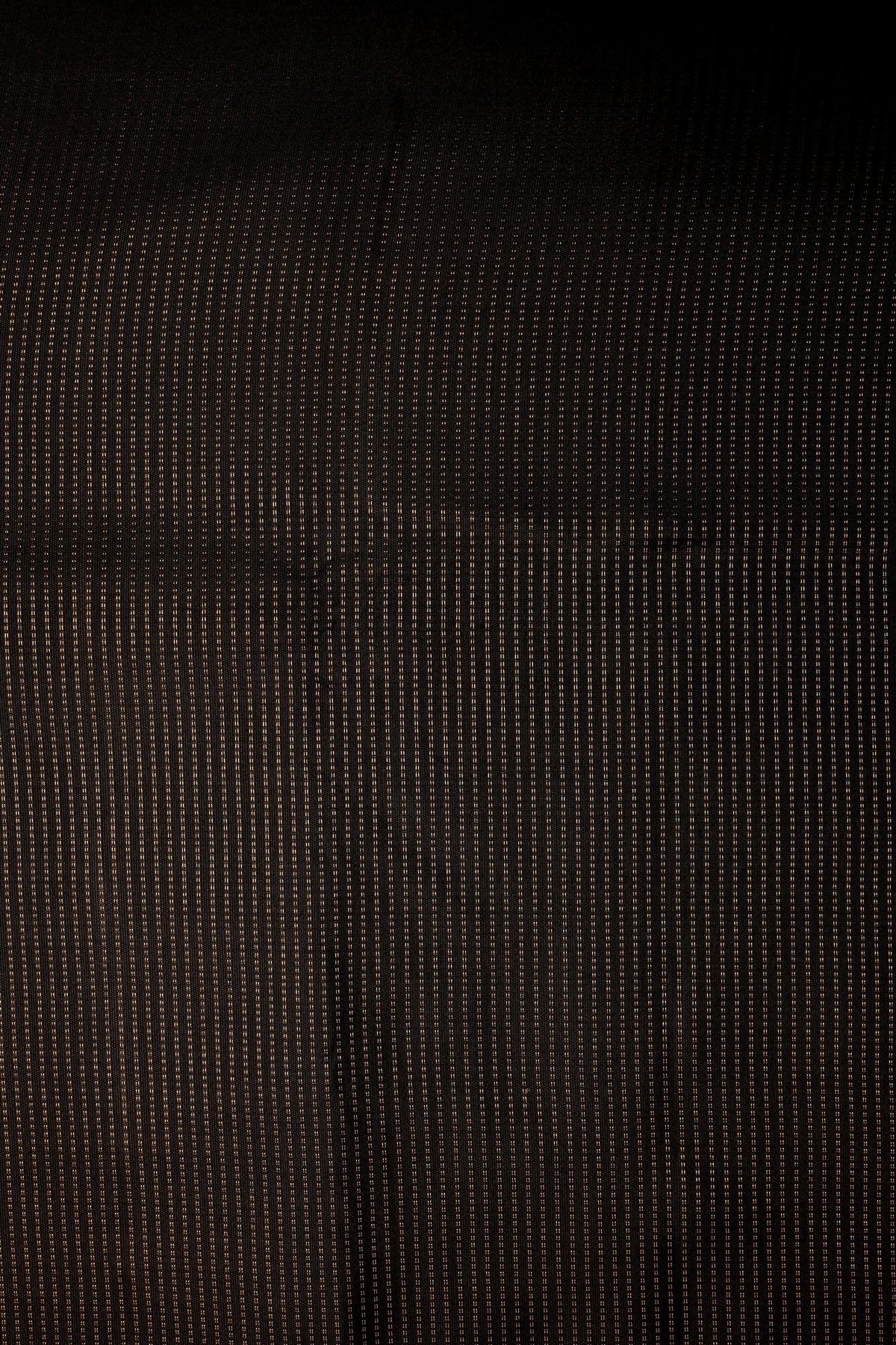 Black Zari Line Kanjeevaram Saree with Burned Orange Small Border