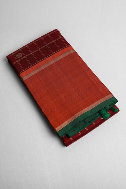 Burgundy Wine & Rust Orange