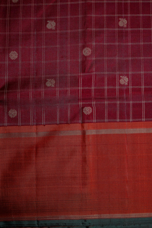 Burgundy Wine & Rust Orange