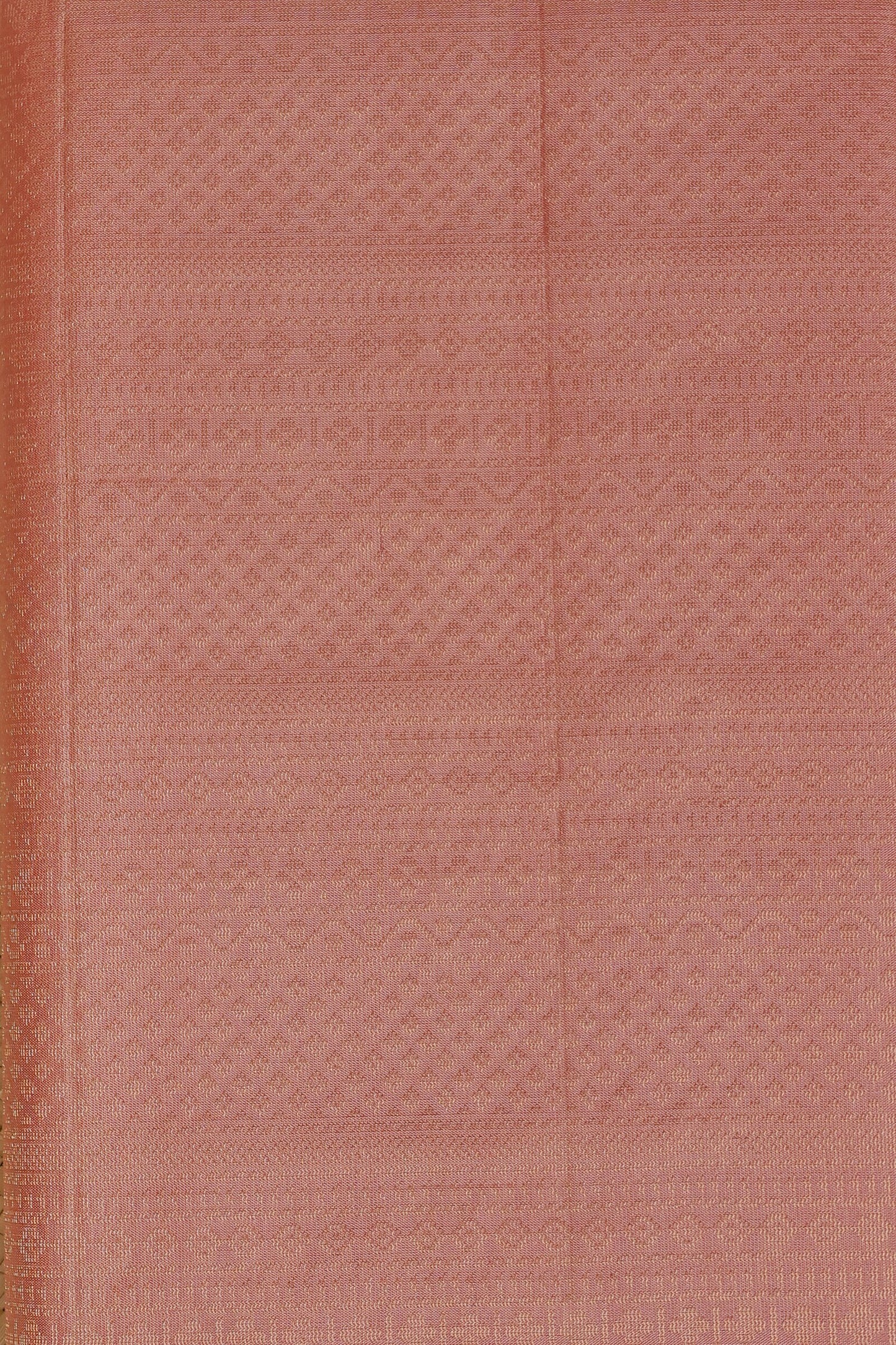 Dusty Rose Pure Silk Saree With Small Zari Borders, fabric detail