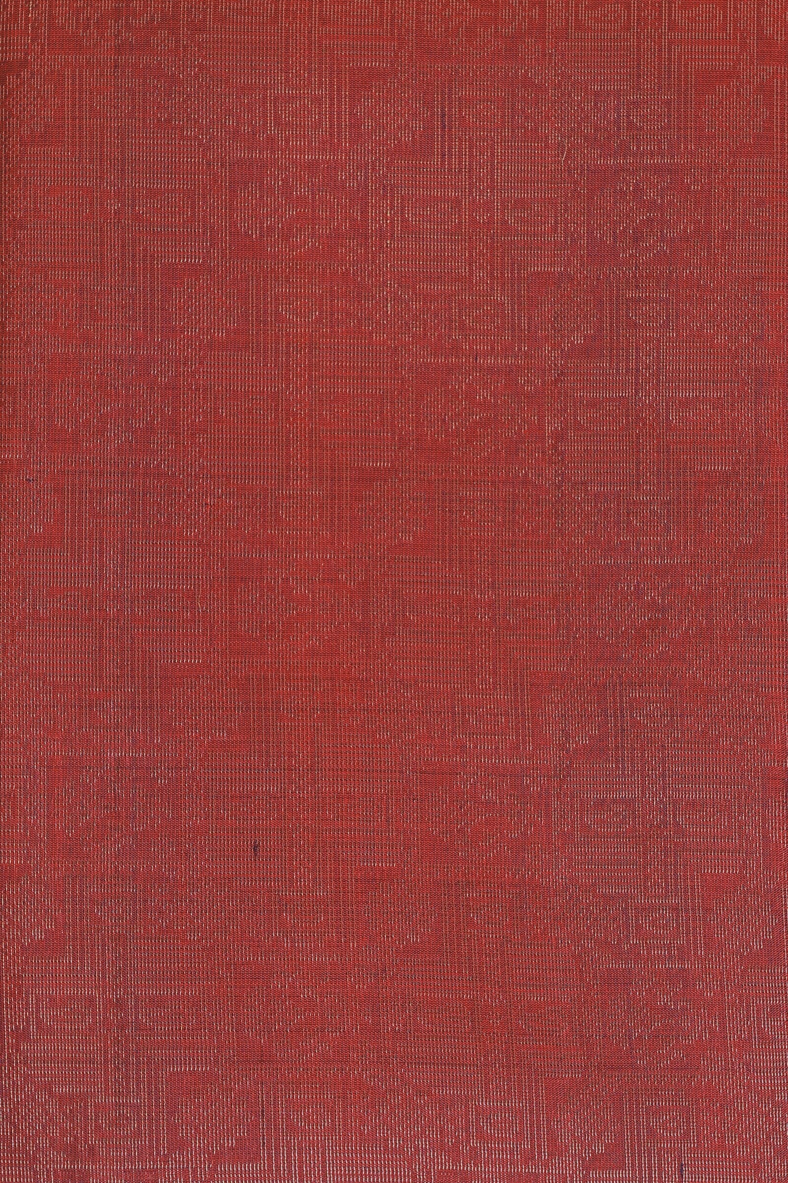 Magenta Red Pure Silk Saree With Small Zari Border, fabric detail