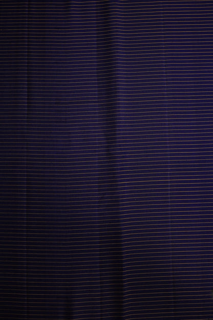 Molkalmuru Saree Lines with Magentha Peacock Zari Border