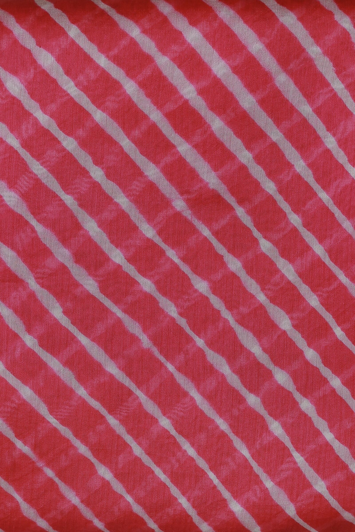 Pink Chanderi Lahariya Saree, fabric detail