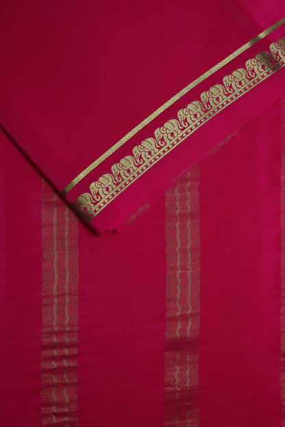 Rani Pink Mysore Silk Saree