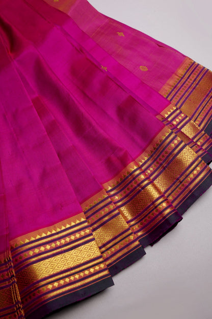Thirubhoovanam Sarees with Golden Border